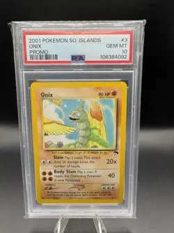 PSA 10 💎 GEM MINT 2001 Pokemon Southern Islands Onix 3/18 Promo - Image 1