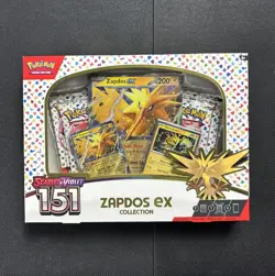 Pokemon TCG Scarlet & Violet 151 Zapdos EX Collection Box Sealed NEW - Image 1