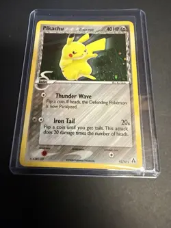 Pikachu Delta Species 93/92 Legend Maker Holo Secret Rare Pokemon TCG Slight SWL - Image 1