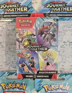 Pokemon Journey Together Booster Bundle & 4 Sleeved Packs (10 Packs Total) - Image 3