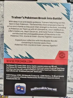 Pokemon Journey Together Booster Bundle & 4 Sleeved Packs (10 Packs Total) - Image 4