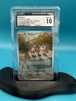Mr. Mime 179/165 Illustration Rare Pokemon 151 CGC 10 Gem Mint!! - Image 1