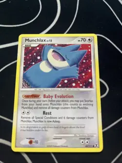 Pokemon TCG Munchlax LV.13 69/111 Platinum Rising Rivals 2009 - Image 1