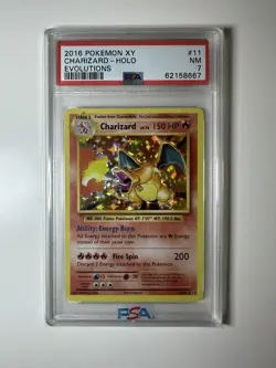 Pokemon - 2016 XY Evolutions Charizard - Holo #11 - PSA 7 - Near MINT - Image 1