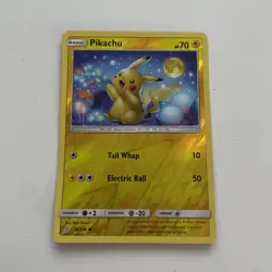 Pikachu 56/236 Sun & Moon Unified Minds REVERSE HOLO card 2019 Pokemon TCG - Image 1