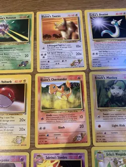 Pokemon Cards Gym Heroes Bundle Joblot Old Vintage WOTC - Image 3