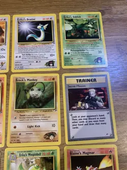 Pokemon Cards Gym Heroes Bundle Joblot Old Vintage WOTC - Image 4