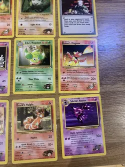 Pokemon Cards Gym Heroes Bundle Joblot Old Vintage WOTC - Image 5