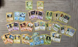 Pokemon Base Set WOTC Joblot/Bundle - Common/Uncommon/Rare - 55 Cards - HP-MP - Image 1