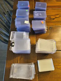 Used Toploaders And Mags - Sports cards, Pokemon. Various Sizes - Image 1