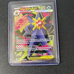 Mega Starmie 102/088 Perfect Order Pokemon Cards Rare Card - Image 1