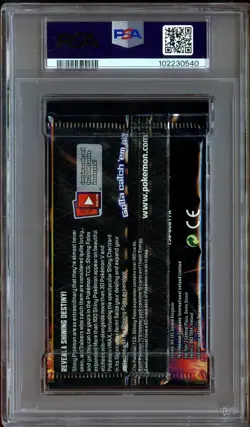 PSA 10 GEM MINT Shining Fates SEALED Booster Pack Pokemon Card 540 - Image 3