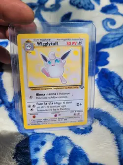 Pokemon 1999 ITALIAN Jungle Wigglytuff Non Holo Rare Card Lightly Played 32/64 - Image 1
