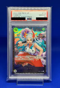 PSA 10 Yamato Japanese OP-04 112 Flagship Top 8 Prize One Piece Card GEM MINT - Image 1
