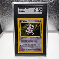 1999 Pokemon Jungle Mr. Mime Holo #6/64 SGC 8.5 NM-MT+ Vintage WOTC - Image 1