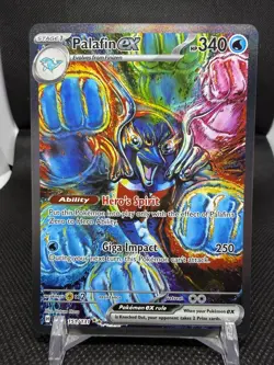 Palafin ex 151/131 Prismatic Evolutions Special Illustration Rare MINT Pokemon - Image 1