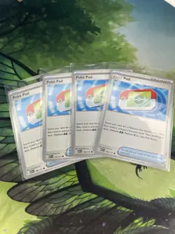 4x Poke Pad 198/217 Ascended Heroes Common Pokemon TCG NM Playset - Image 1
