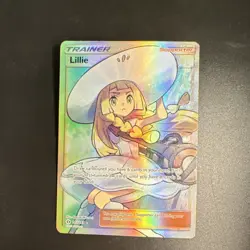 Pokemon Lillie Full Art Trainer-Supporter Ultra Rare Holo SM Base 147/149 Eng - Image 1
