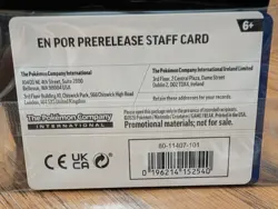 Pokemon TCG Perfect Order STAFF Promos Sealed Set of 4 New *Sealed* - Image 2
