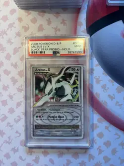 Pokemon TCG Arceus LV.X DP56 Holo Black Star Promo PSA 9 - Image 1