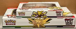 NEW Pokemon TCG Scarlet & Violet 151 Zapdos EX & Alakazam EX Collection Box Lot - Image 3