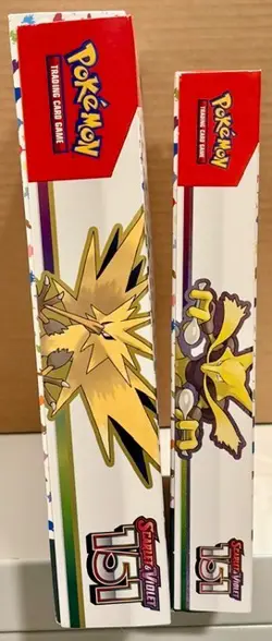 NEW Pokemon TCG Scarlet & Violet 151 Zapdos EX & Alakazam EX Collection Box Lot - Image 5