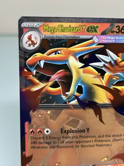 Pokemon TCG Mega Charizard Y Ex 030 Promo & Mega Charizard X Ex 029 Promo w Tins - Image 3