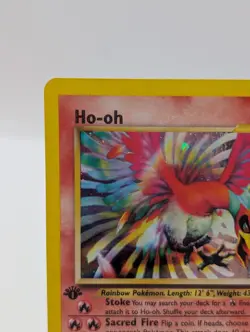 POKEMON HO-OH NEO REVELATION 1ST EDITION #7 7/64 Holo Rare WOTC 2000 CREASED - Image 5