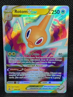 Pokemon TCG - Rotom VSTAR - 046/159 - Crown Zenith - NM/M+ Pack Fresh! - Image 1