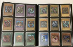 Yugioh Binder Collection Blue-Eyes White Dragon and Magicians 1st Editions - Image 1