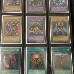 Yugioh Binder Collection Blue-Eyes White Dragon and Magicians 1st Editions - Image 2