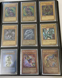 Yugioh Binder Collection Blue-Eyes White Dragon and Magicians 1st Editions - Image 3