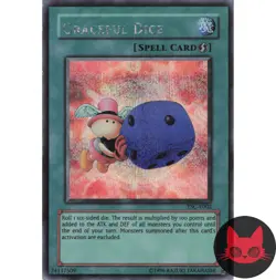 Yugioh Graceful Dice TSC-E002 Prismatic Secret Rare LP - Image 1