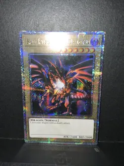 Yu-Gi-Oh! Red-Eyes Black Dragon (Quarter Century Secret Rare) - ERROR - Image 2