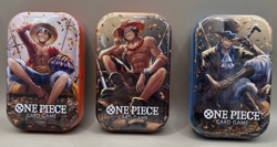 ONE PIECE CARD GAME - TIN PACK SET VOL. 2 (TS-02, OP13) x 3 READY TO SHIP - Image 1