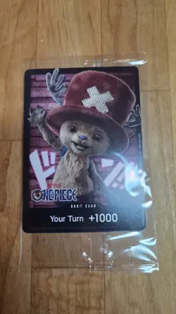Tony Tony Chopper 2026 C2E2 One Piece Live Action Promo Card English Sealed - Image 1