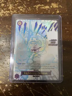 One Piece TCG - Lightning Dragon Manga Alt Event - OP15-077 - Kami's Island RARE - Image 1