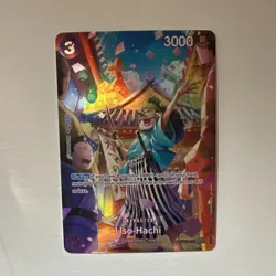 Bandai Uso-Hachi Holo ST18-001 One Piece CCG Character Card 3000 Power - Image 1