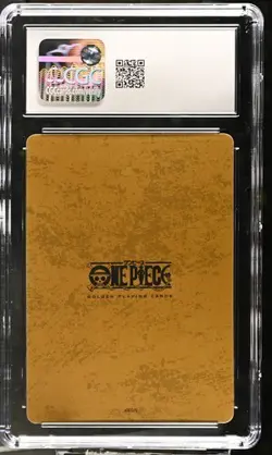 2024 ONE PIECE JAPANESE GOLDEN DECK MONKEY D LUFFY ACE SPADES CGC 9 MINT - Image 2