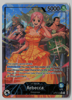 One Piece TCG Rebecca Leader Alt Art OP15-039 - EN Adventure on Kami's Island - Image 1