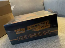 Pokemon TCG SWSH Champions Path Elite Trainer Box - SEALED Small opening - Image 2
