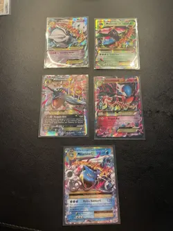 Pokemon Mega EX Holo Lot XY Mewtwo Venusaur Sharpedo Gardevoir Blastoise 5 Cards - Image 1