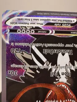 Pokemon TCG Venom as Pikachu VCOS Cosplay Custom Full Art Holographic Card - Image 4