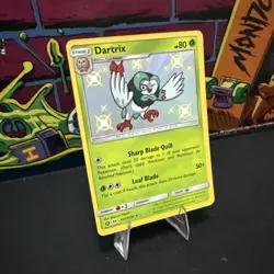 Dartrix - SV002/SV122 - Pokemon Shining Fates Sword Shield Shiny Rare Card NM - Image 2