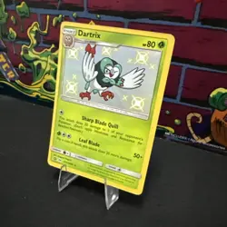 Dartrix - SV002/SV122 - Pokemon Shining Fates Sword Shield Shiny Rare Card NM - Image 3