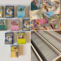 Pokemon Card Lot 500 Cards Common Uncommon 2023–2025 NM/MINT Bulk TCG Starter - Image 1