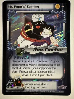 Mr. Popo's Calming 118 Holo Rare Dragonball Z CCG DBZ TCG Score Card Cell Saga - Image 1