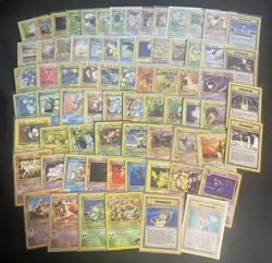 Vintage Pokemon WOTC Gym Heroes Gym Challenge UNLIMITED LOT Of 72 Cards NM-HP+ - Image 1
