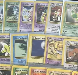 Vintage Pokemon WOTC Gym Heroes Gym Challenge UNLIMITED LOT Of 72 Cards NM-HP+ - Image 4
