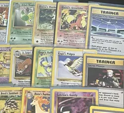 Vintage Pokemon WOTC Gym Heroes Gym Challenge UNLIMITED LOT Of 72 Cards NM-HP+ - Image 5